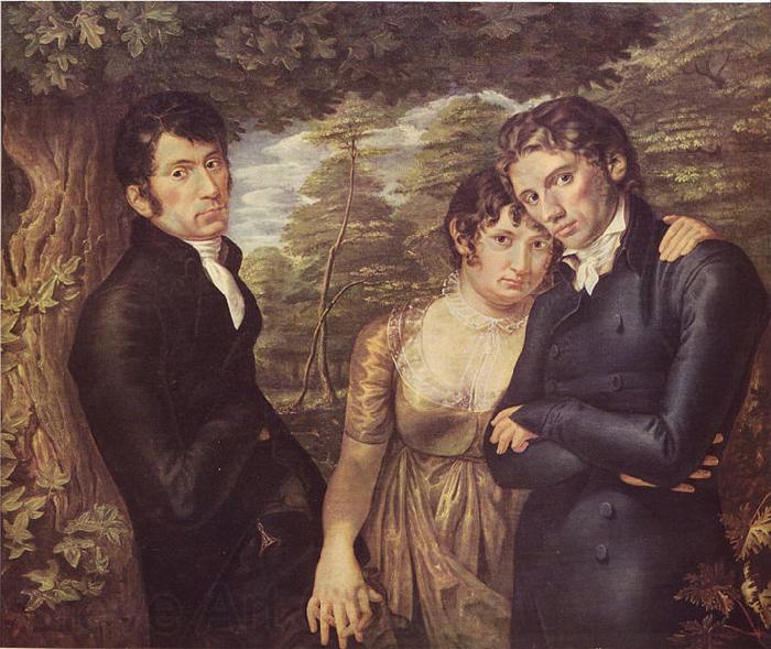Philipp Otto Runge seiner Frau France oil painting art